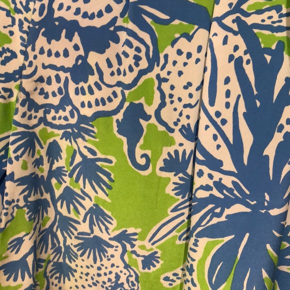 Lilly Pulitzer Elsa Silk Blouse Small Coral design - Picture 9 of 14